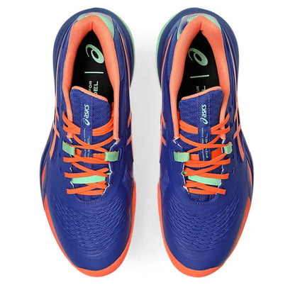 ASICS SHOE G-RESOLUTION X PADEL MN DARK COBALT/VIVID CORAL (AW25)