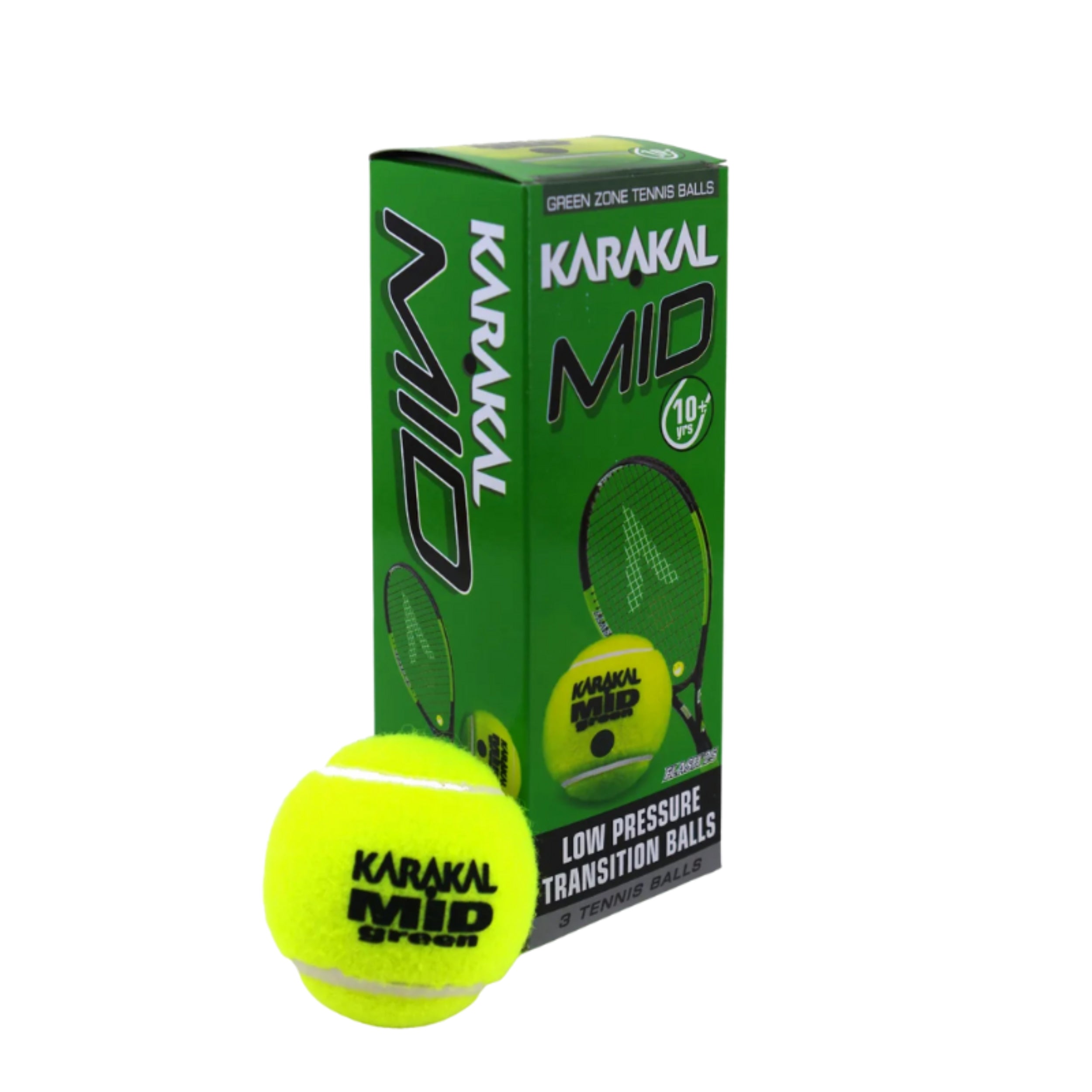 KARAKAL BALL TENNIS STAGE 1 GREEN DOT MID 25% (3) – Baseline Racquets