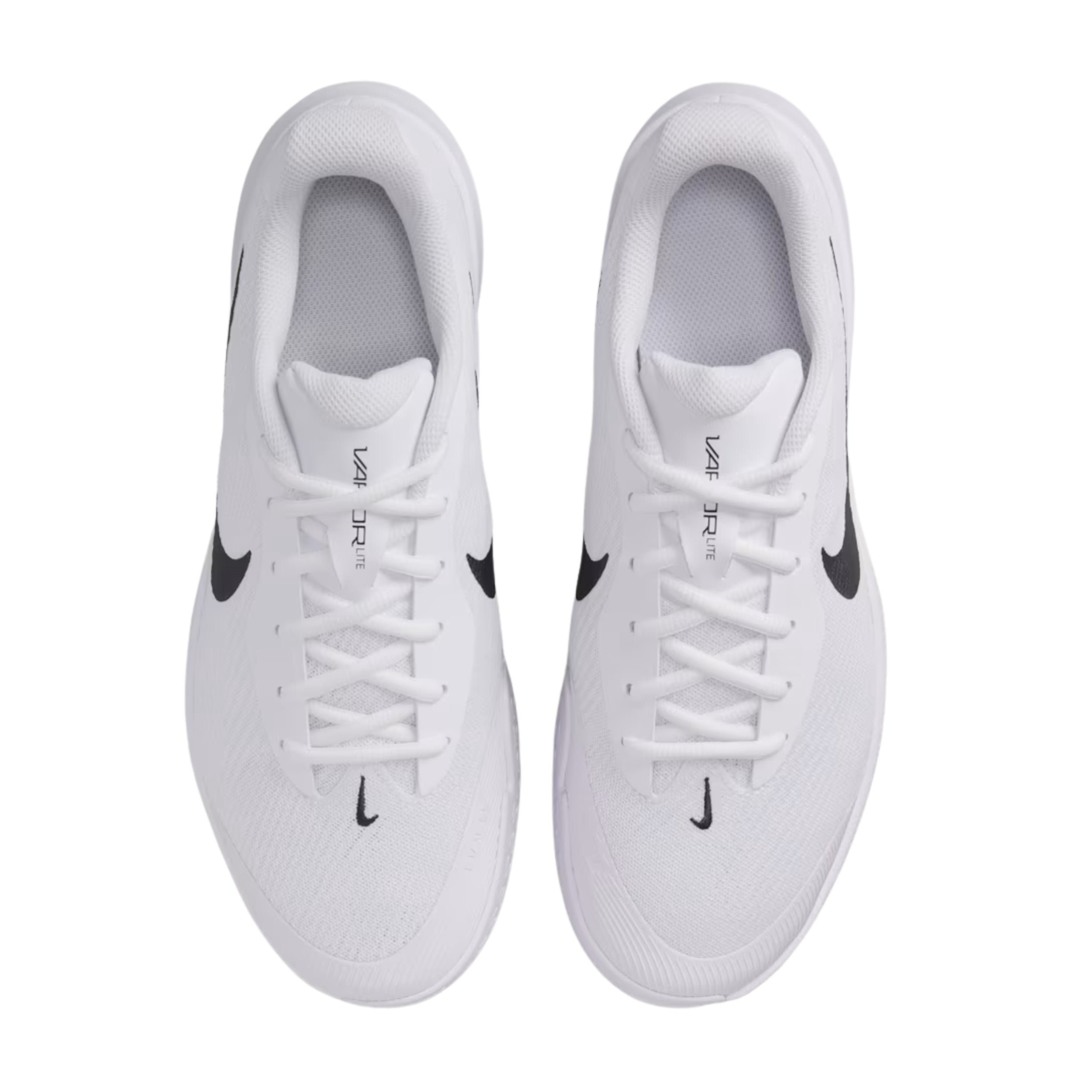 NIKE SHOE VAPOR LITE 3 HC MN WHITE/BLACK (SS26) – Baseline Racquets