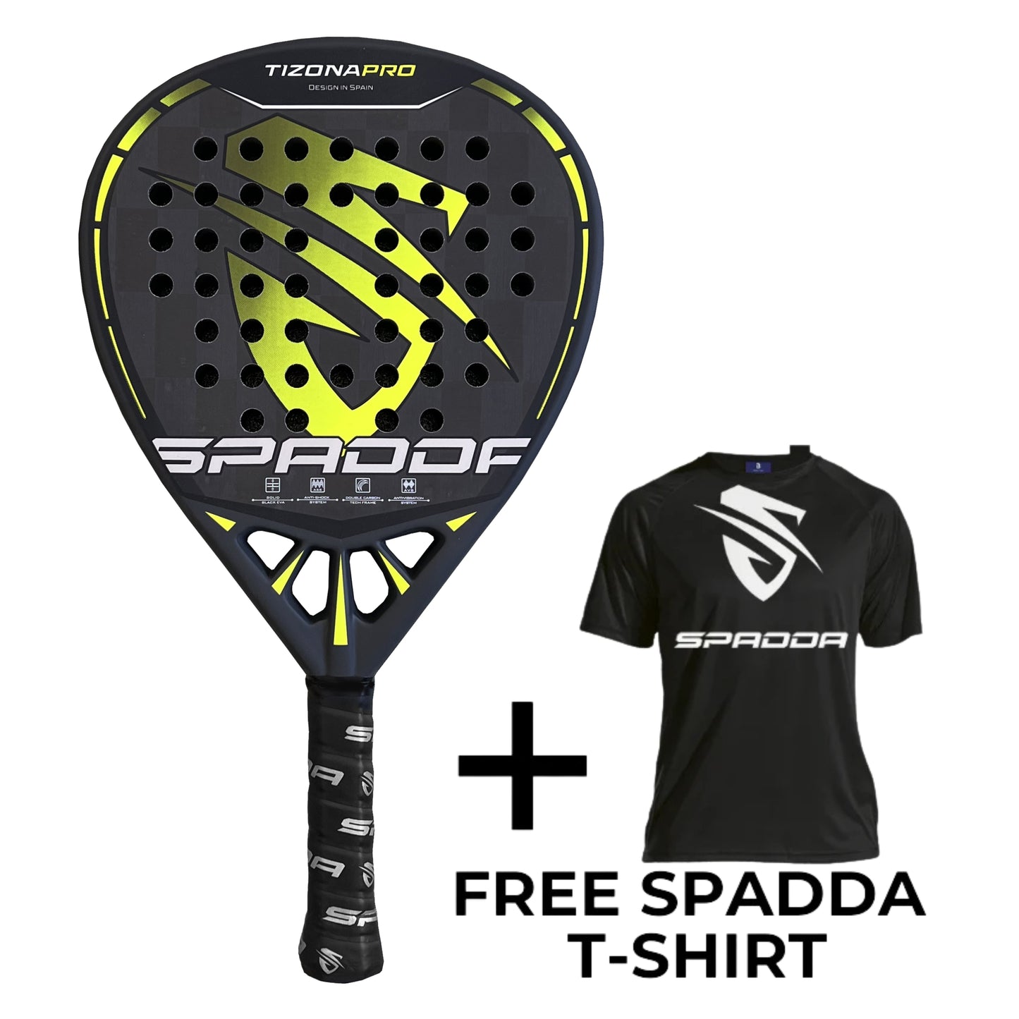 SPADDA PADEL TIZONA PRO 24K 360G
