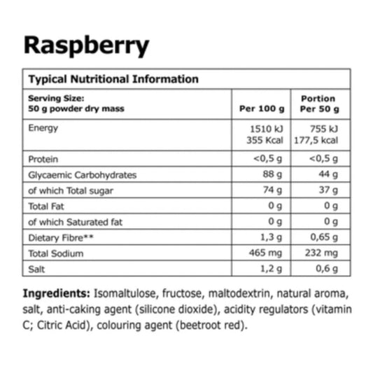 32GI ENDURE RASPBERRY SACHET 50G