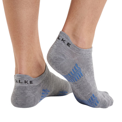 FALKE SOCK HIDDEN LUXE MID GRY
