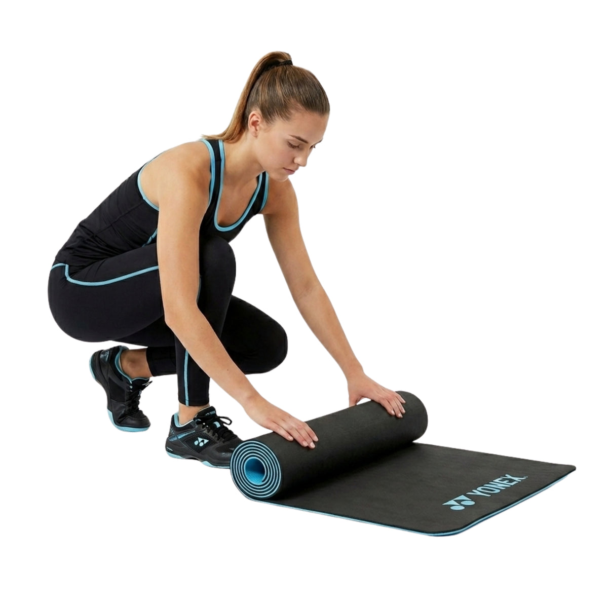 YONEX TRAINING MAT MINT BLU/BLK