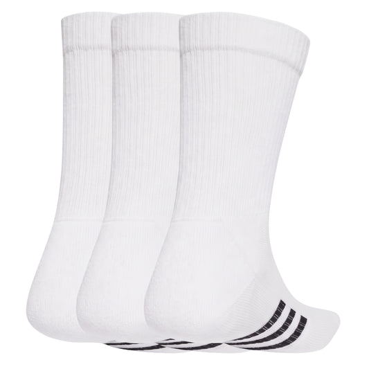 ADIDAS SOCK PERFORMANCE CREW LIGHT WHITE (3) (AW24)