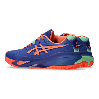 ASICS SHOE G-RESOLUTION X PADEL MN DARK COBALT/VIVID CORAL (AW25)