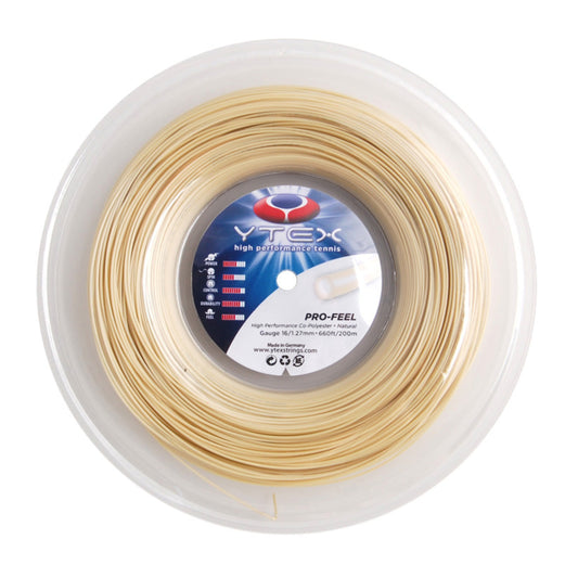 YTEX STRING PRO-FEEL NATURAL 16L 1.27MM REEL