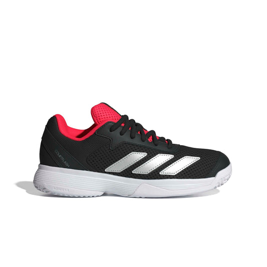 ADIDAS SHOE COURTFLASH KID BLACK/RED (SS26)