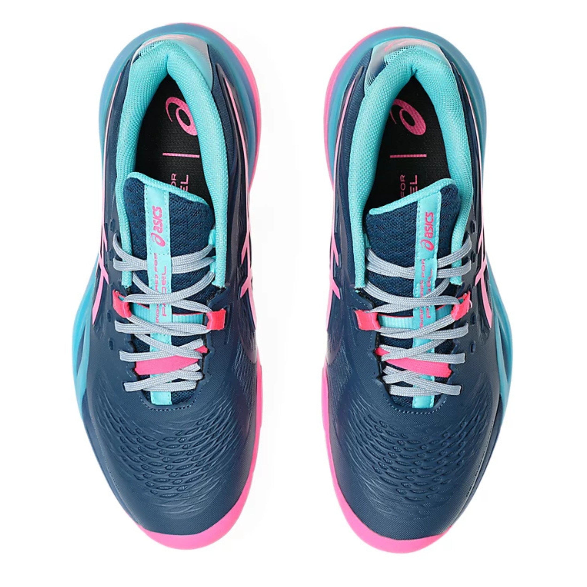 ASICS SHOE G-RESOLUTION X PADEL MN MAKO BLUE/HOT PINK (SS25