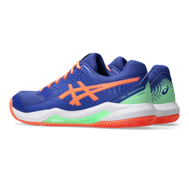 ASICS SHOE G-DEDICATE 8 PADEL MN DARK COBALT/VIVID CORAL (AW25)