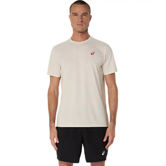 ASICS SHIRT TEE COURT GRAPHIC MN BIRCH (SS25)