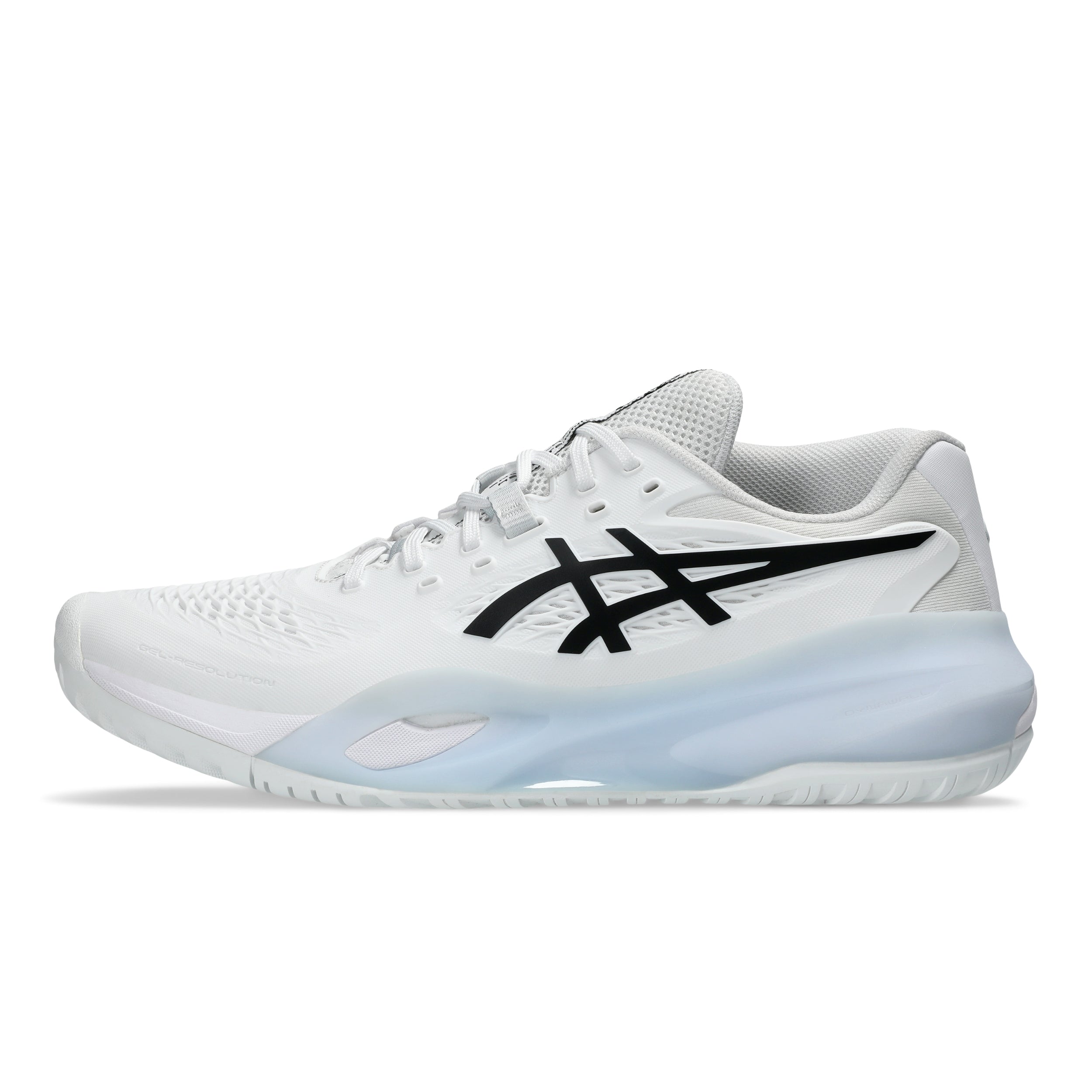 ASICS SHOE G-RESOLUTION X MN WHITE/BLACK (SS26) – Baseline Racquets