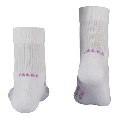 FALKE SOCK NETBALL CUSHION WHITE/LILAC (SS24)
