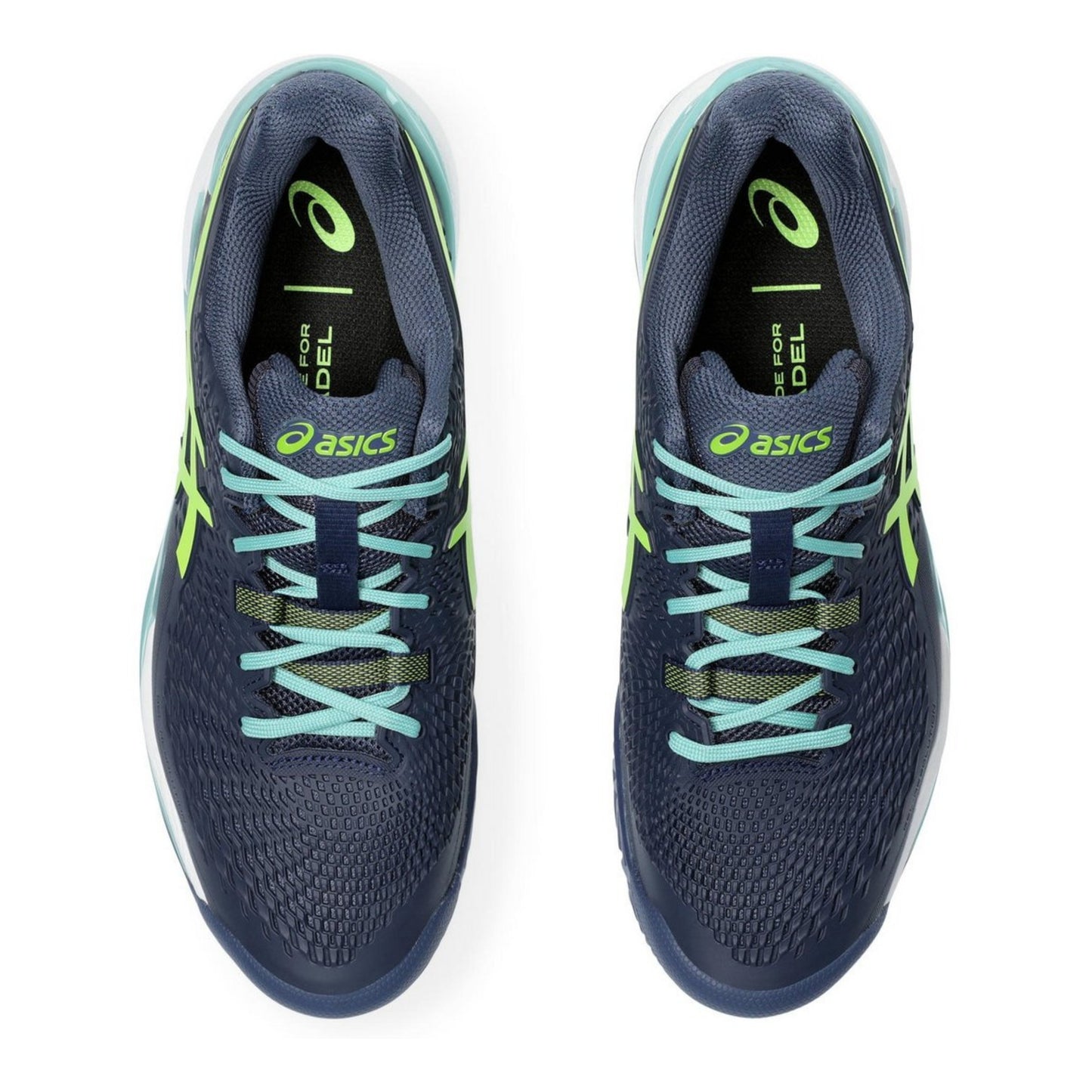 ASICS SHOE G-RESOLUTION 9 PADEL MN THUNDER BLU/ELECTRIC LIME (SS24) (TBD)