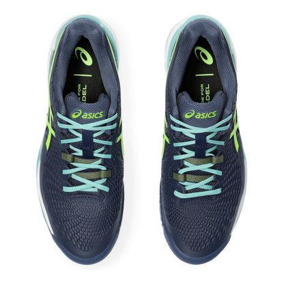 ASICS SHOE G-RESOLUTION 9 PADEL MN THUNDER BLU/ELECTRIC LIME (SS24) (TBD)