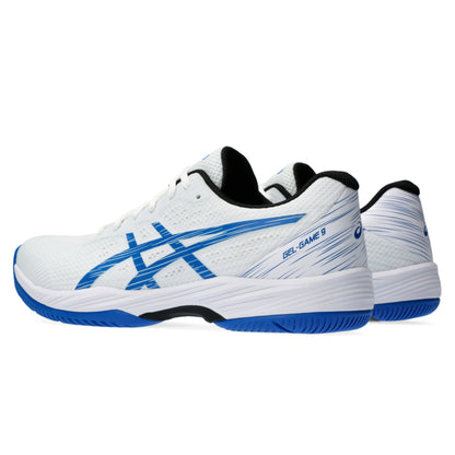 ASICS SHOE G-GAME 9 MN WHITE/TUNA BLUE (SS24)