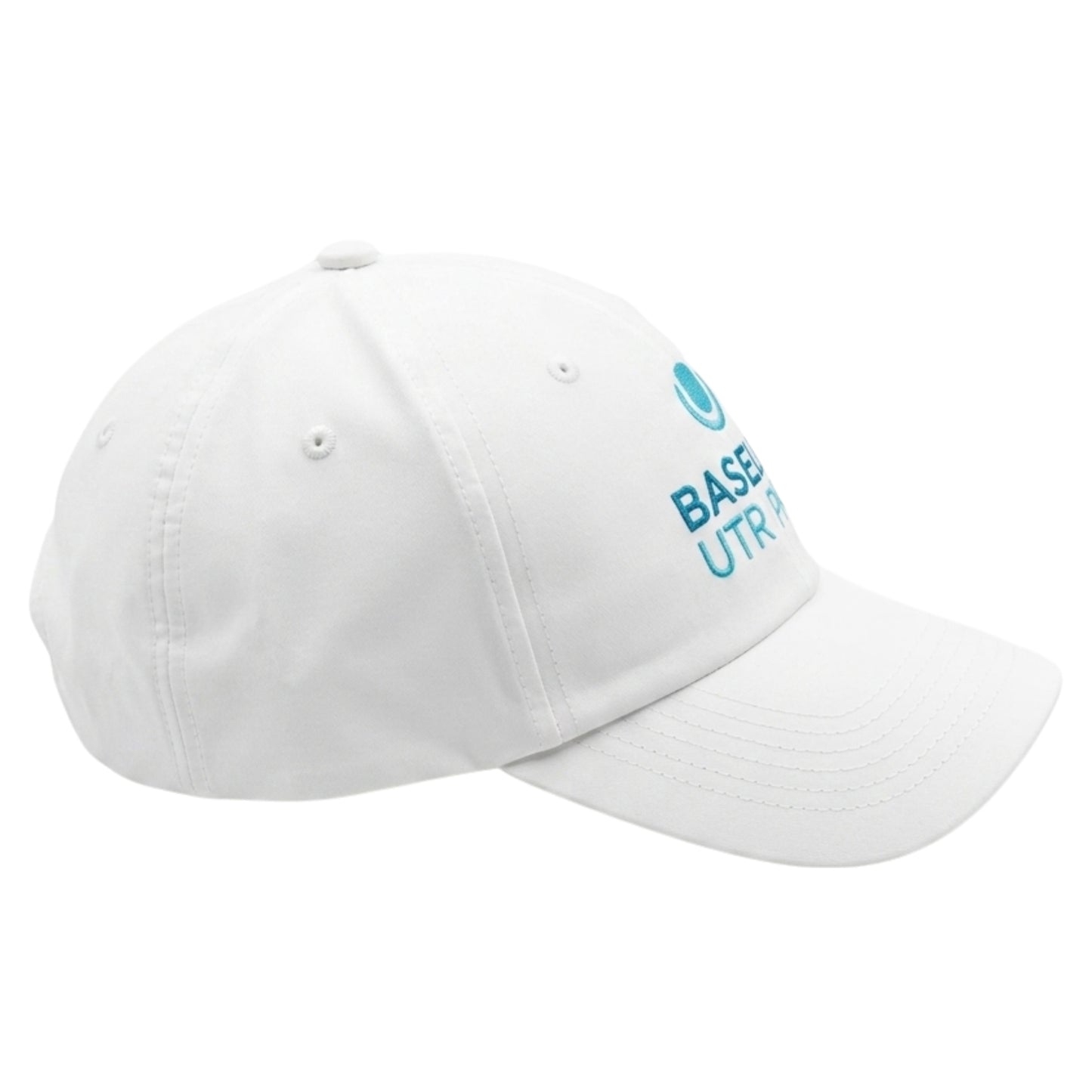 Baseline UTR Tour white cap on a white background