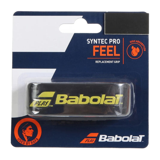 Babolat Syntec Pro Feel replacement grip packaging on a white background