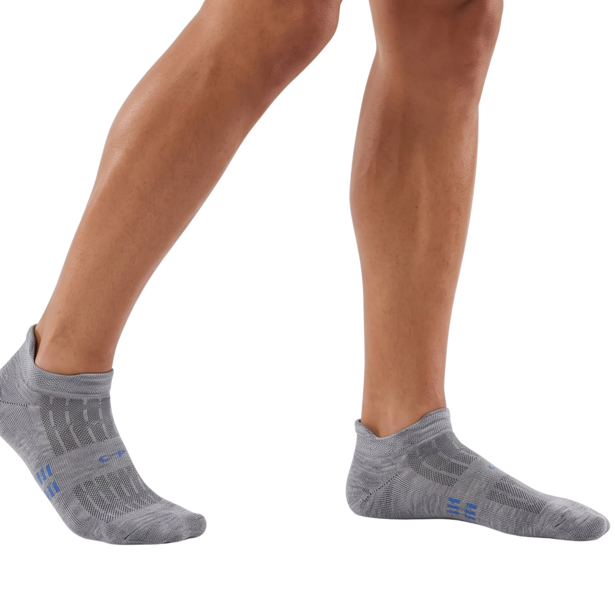 FALKE SOCK HIDDEN LUXE MID GRY