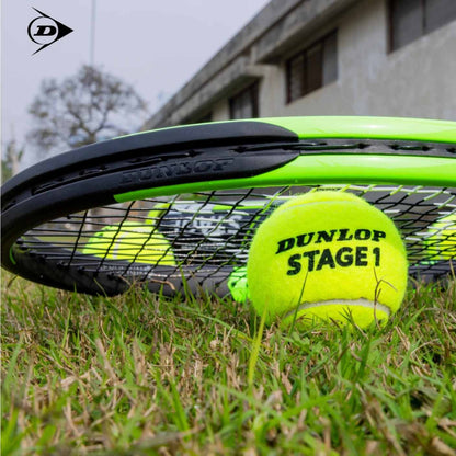 DUNLOP BALL TENNIS STAGE 1 GREEN / CAN (3)