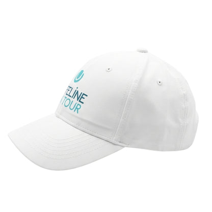 Baseline UTR Tour white cap on a white background