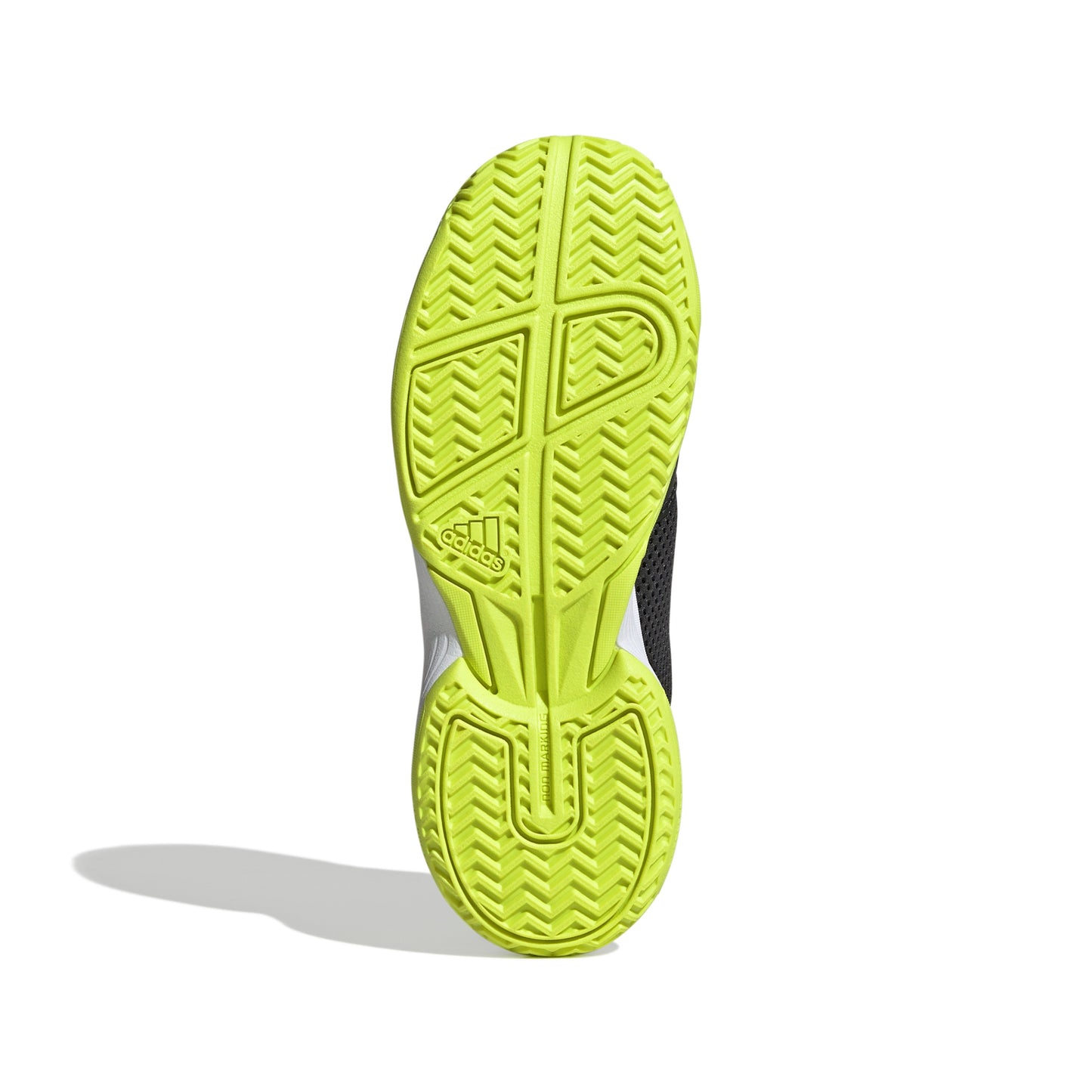 ADIDAS SHOE COURTFLASH KID BLACK/LUCID LEMON (SS25)