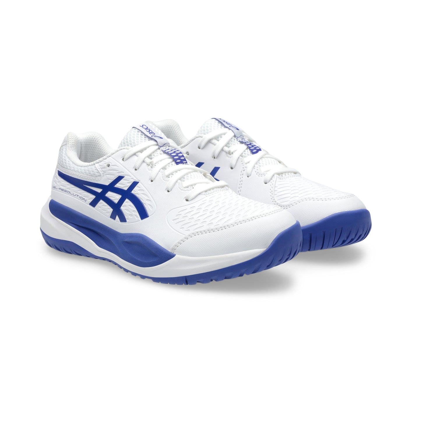 ASICS SHOE G-RESOLUTION X KID WHITE/DARK COBALT (AW25)