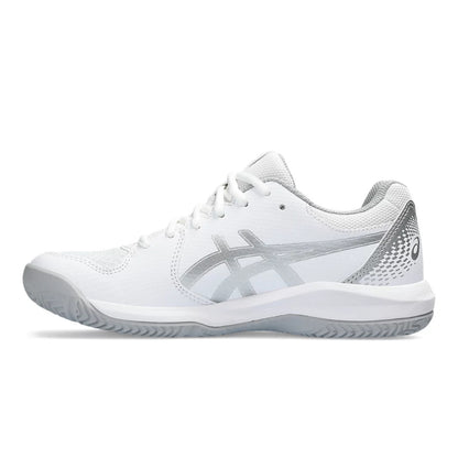 ASICS SHOE G-DEDICATE 8 PADEL WN WHITE/PURE SILVER (SS25)