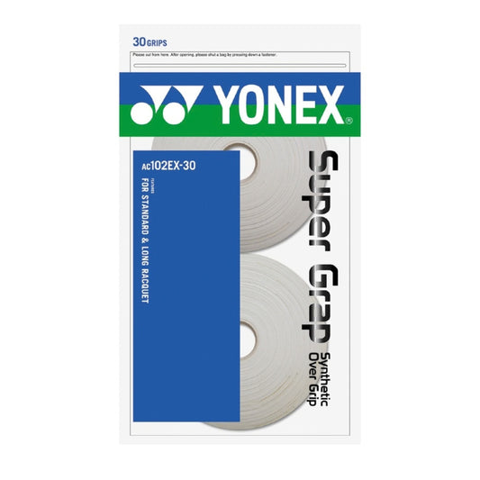 YONEX GRIP OVERGRIP SUPER GRAP WHT (30)