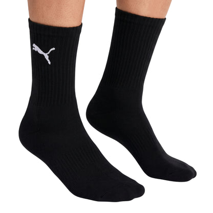 PUMA SOCK CREW LOGO BLACK (3)