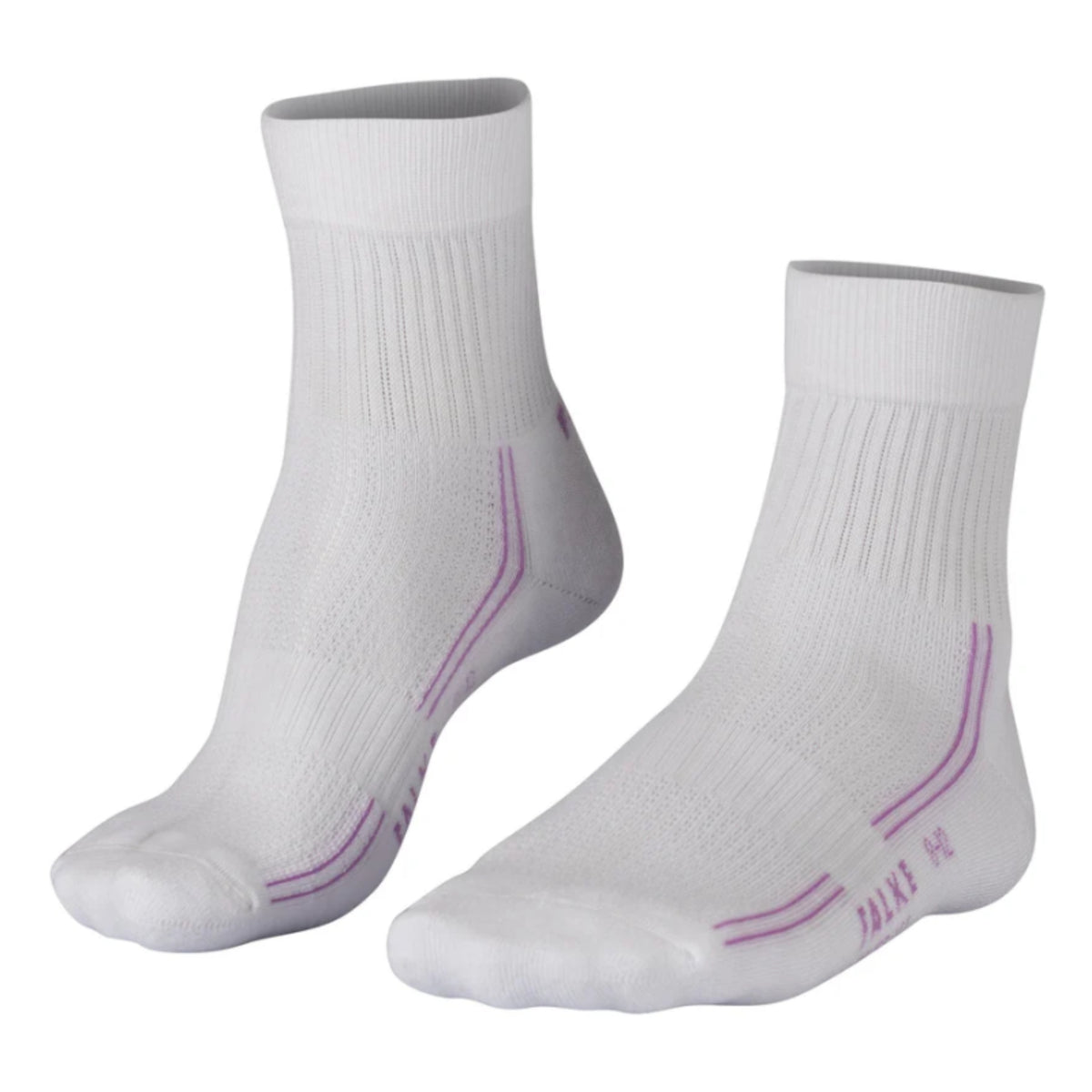 FALKE SOCK NETBALL CUSHION WHITE/LILAC (SS24)