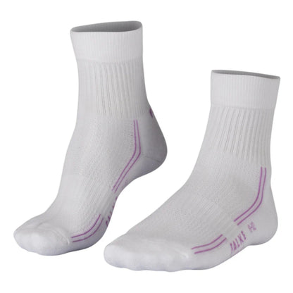 FALKE SOCK NETBALL CUSHION WHITE/LILAC (SS24)