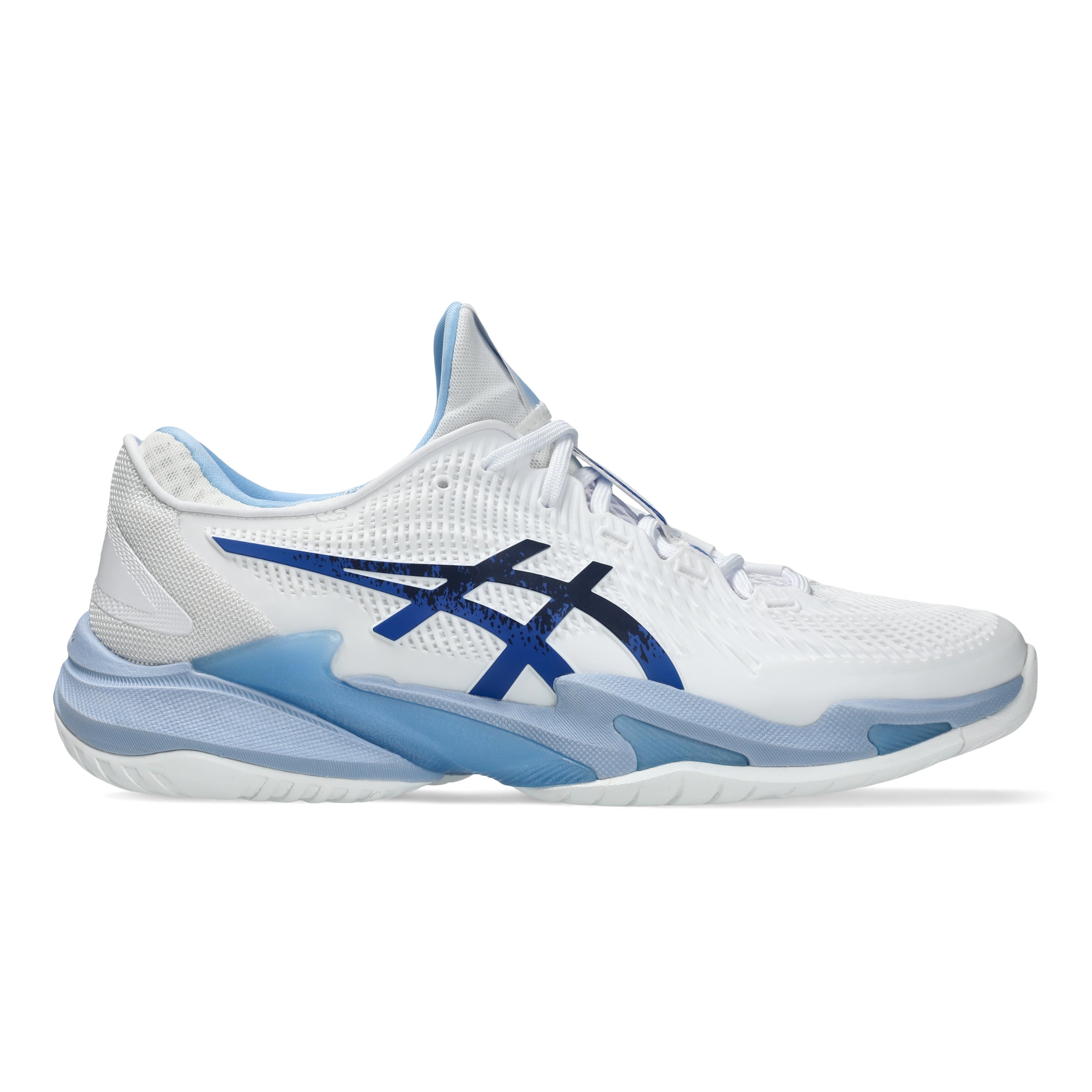 Asics Racket ASICS SHOE COURT NOVAK FF 3 MN WHITE/TUNA BLUE (AW25) – Baseline Racquets