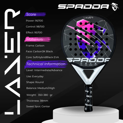SPADDA PADEL LASER 3K 360G