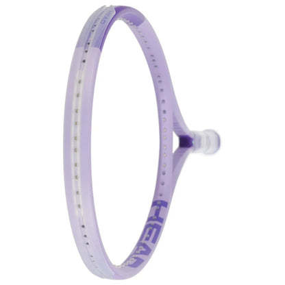 Purple Head tennis racket on a white background