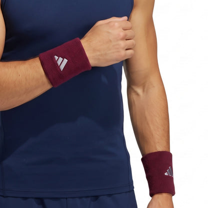 ADIDAS WRISTBAND TENNIS SMALL MAROON (2) (AW26)