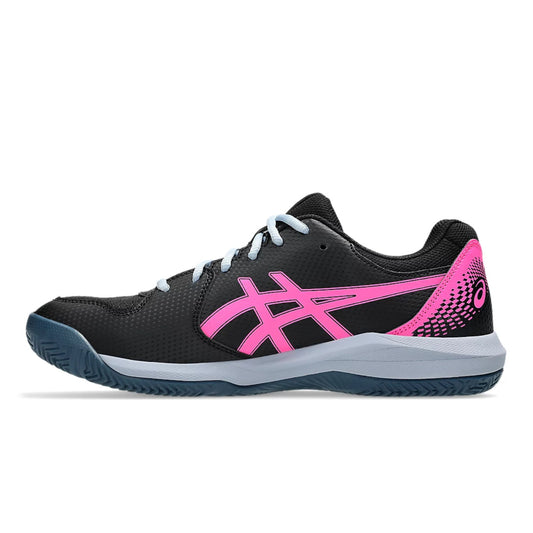 ASICS SHOE G-DEDICATE 8 PADEL MN BLACK/ENERGY AQUA (SS25)