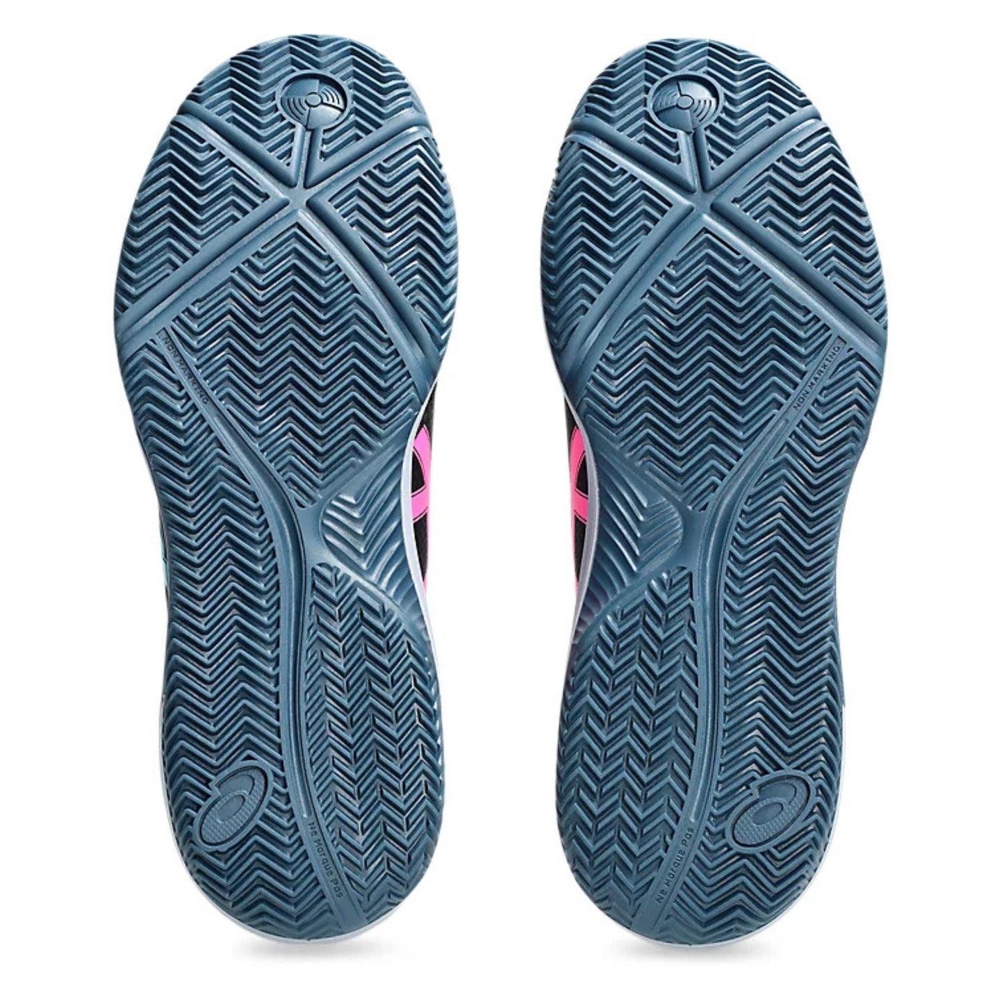 ASICS SHOE G-DEDICATE 8 PADEL MN BLACK/ENERGY AQUA (SS25)