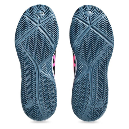 ASICS SHOE G-DEDICATE 8 PADEL MN BLACK/ENERGY AQUA (SS25)