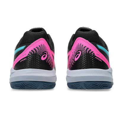 ASICS SHOE G-DEDICATE 8 PADEL MN BLACK/ENERGY AQUA (SS25)