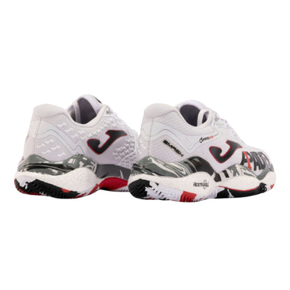 JOMA SHOE PADEL SMASH A1 MN WHITE/BLACK/RED (AW24)