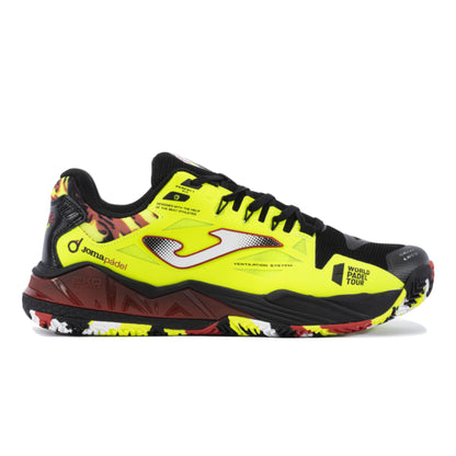 JOMA SHOE T.SPIN MN BLACK/LEMON FLUO (SS24)