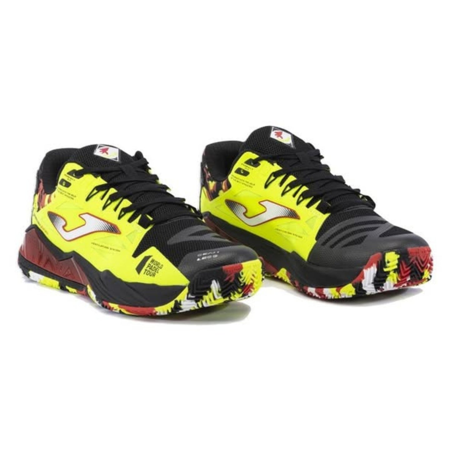 JOMA SHOE T.SPIN MN BLACK/LEMON FLUO (SS24)