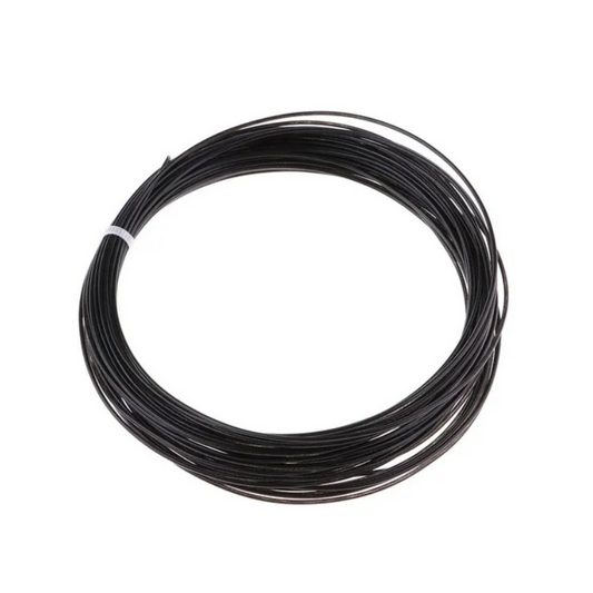 OLIVER STRING SQ X9 1.25MM BLK 9M (CUT FROM REEL)