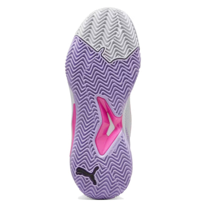 PUMA SHOE NOVA COURT WN SILVER MIST/VIVID VIOLET (SS24)