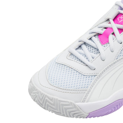 PUMA SHOE NOVA COURT WN SILVER MIST/VIVID VIOLET (SS24)