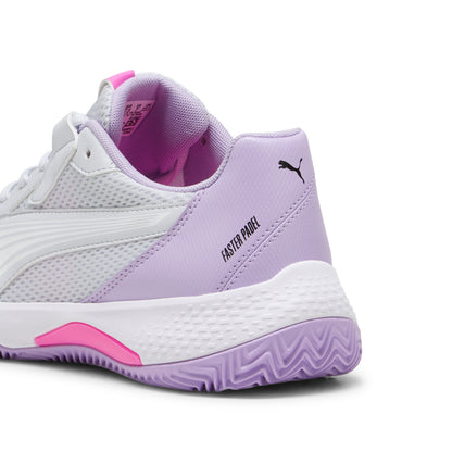 PUMA SHOE NOVA COURT WN SILVER MIST/VIVID VIOLET (SS24)