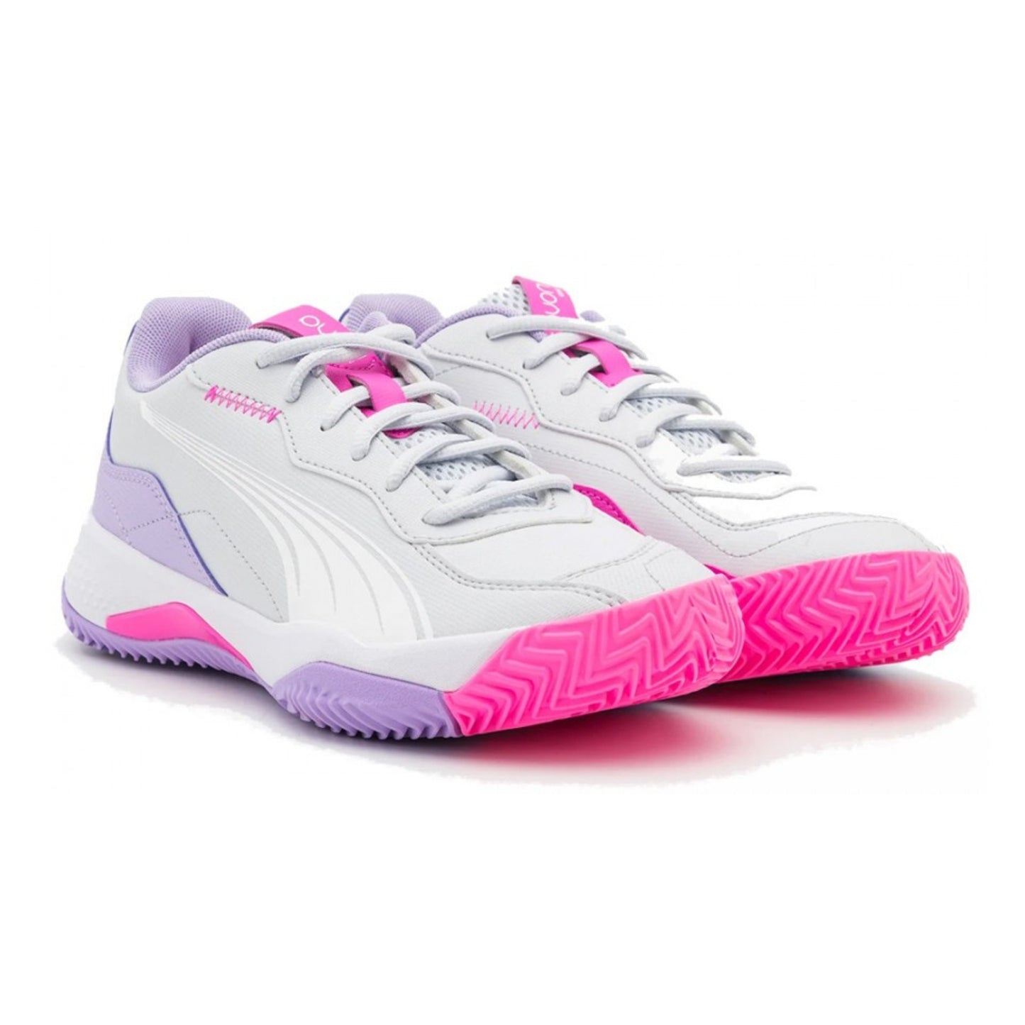 PUMA SHOE NOVA SMASH WN SILVER MIST/VIVID VIOLET (SS24)