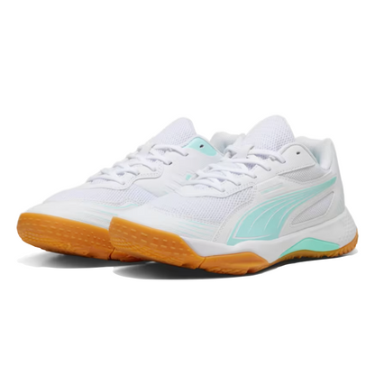 PUMA SHOE INDOOR SOLARFLASH III WN WHITE/PEPPERMINT (AW24)