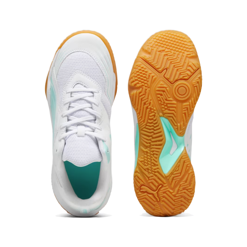 PUMA SHOE INDOOR SOLARFLASH III WN WHITE/PEPPERMINT (AW24)