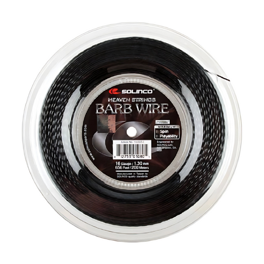 SOLINCO STRING BARB WIRE BLK 16L 1.30MM REEL